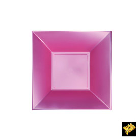 Prato Plastico Fundo Pêssego Nice Pearl PP 180mm (25 Uds)