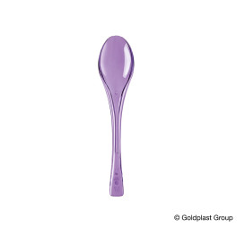 Colher de Plástico Fly Lilás Transp. 145mm (50 Uds)