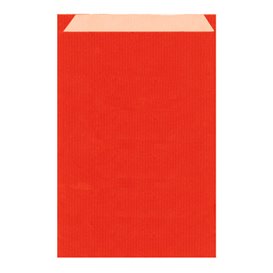 Saco de Papel Kraft Vermelho 12+5x18cm (125 Unidades)