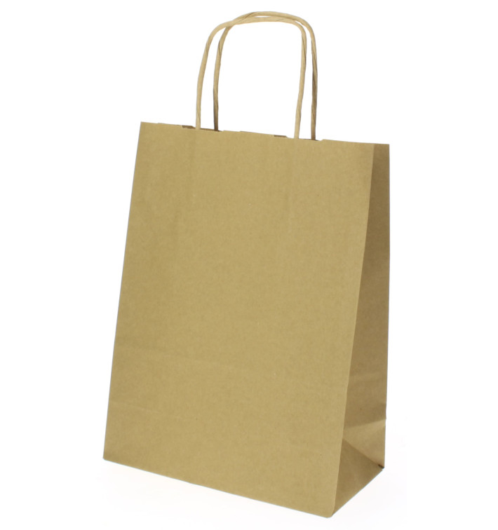 Saco Papel Kraft Hawanna Asas 100g 18x8x24cm (50 Uds) Saco Papel Kraft Hawanna Asas 100g 18x8x24cm (50 Uds)