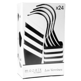 Kit Acessórios Catering Branco e Preto 24 Uds (12 Kits)
