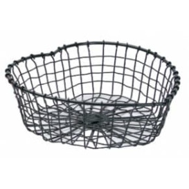 Cesta Coração en Aço Preto 280x270x90mm (6 Uds)