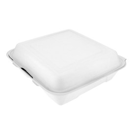 Embalagem Cana-de-açúcar 235x235x78mm (200 Uds)