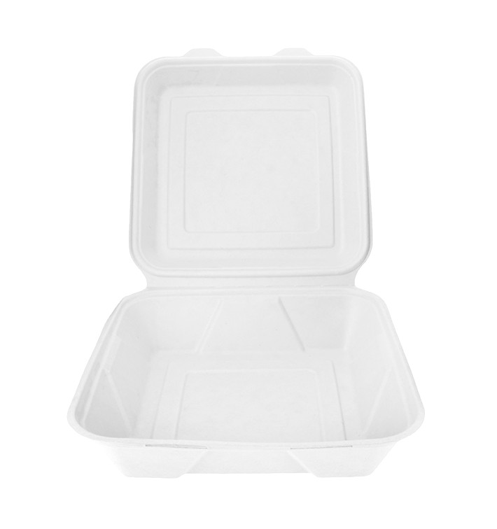 Embalagem Cana-de-açúcar 235x235x78mm (50 Uds) Embalagem Cana-de-açúcar 235x235x78mm (50 Uds)