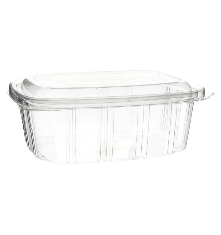 Embalagem Tampa Alta Bisagra OPS 1000ml (350 Uds) Embalagem Tampa Alta Bisagra OPS 1000ml (350 Uds)