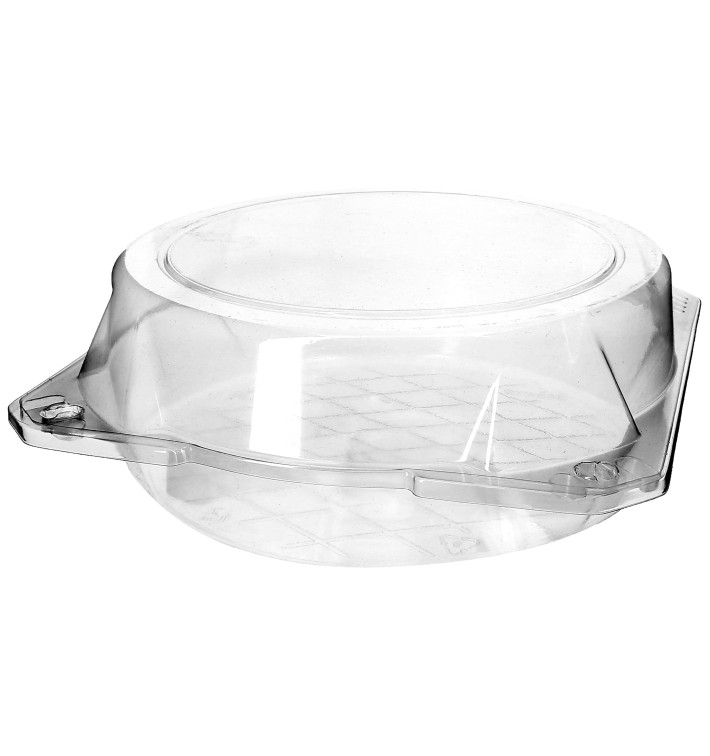 Embalagem Tampa Bisagra PET Pasteleria Ø20x8cm (115 Uds) Embalagem Tampa Bisagra PET Pasteleria Ø20x8cm (115 Uds)