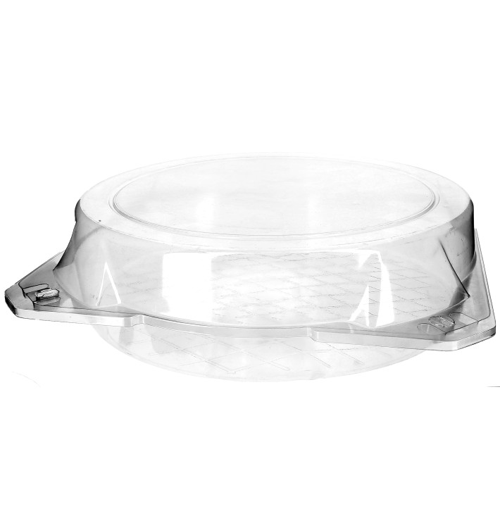 Embalagem Tampa Bisagra PET Pasteleria Ø27x8cm (25 Uds) Embalagem Tampa Bisagra PET Pasteleria Ø27x8cm (25 Uds)