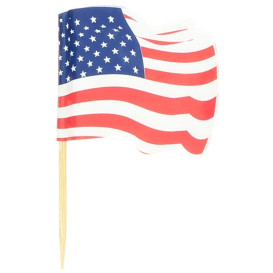 Pick Bandeira "USA" 65mm (14.400 Uds)
