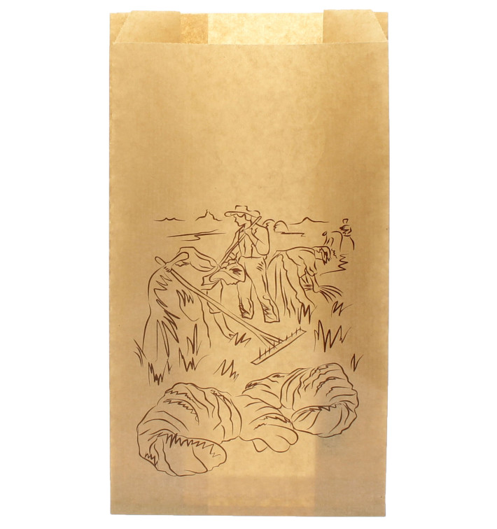 Saco de Papel "Siega" Kraft 18+7x32cm (1000 Unidades) Saco de Papel "Siega" Kraft 18+7x32cm (1000 Unidades)