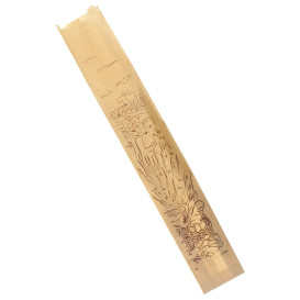 Bolsa de Papel Kraft "Siega" 9+5x58cm (1000 Uds)