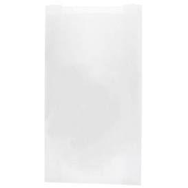 Saco de Papel Branco 18+7x32 cm (100 Unidades)