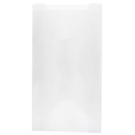 Saco de Papel Branco 12+6x20 cm (250 Unidades)