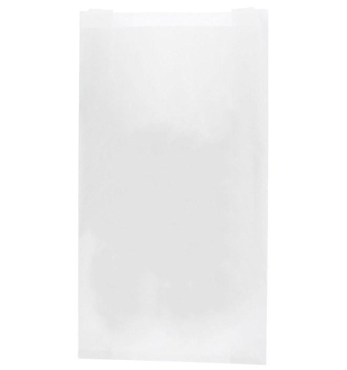 Saco de Papel Branco 14+7x24 cm (250 Unidades) Saco de Papel Branco 14+7x24 cm (250 Unidades)
