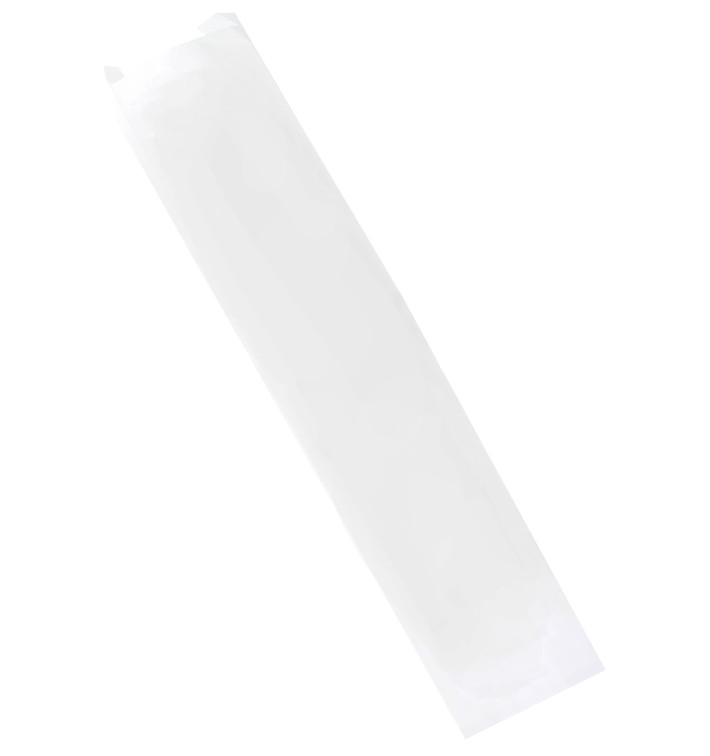Saco de Papel Branco 9+5x24cm (1000 Unidades) Saco de Papel Branco 9+5x24cm (1000 Unidades)