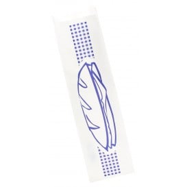 Saco de Papel Sanduiche Azul 9+5x32 cm (1000 Uds)