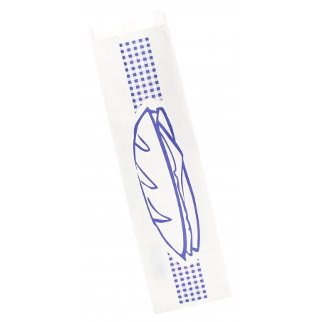 Saco de Papel Sanduiche Azul 9+5x32 cm (1000 Uds)