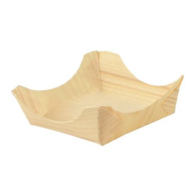 Bandeja de Folha de Pinho 75x75x30mm (100 Uds)