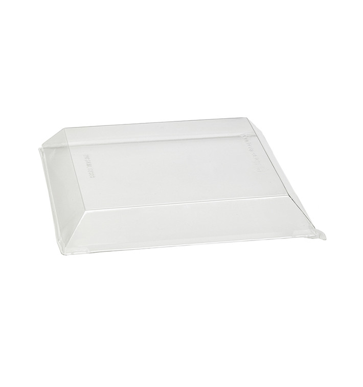 Tampa Pastico PET Transparente 23x23cm (25 Uds)