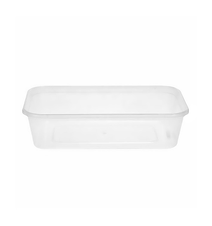 Embalagens Platico Rectangular Transp. 500ml (500 Uds) Embalagens Platico Rectangular Transp. 500ml (500 Uds)