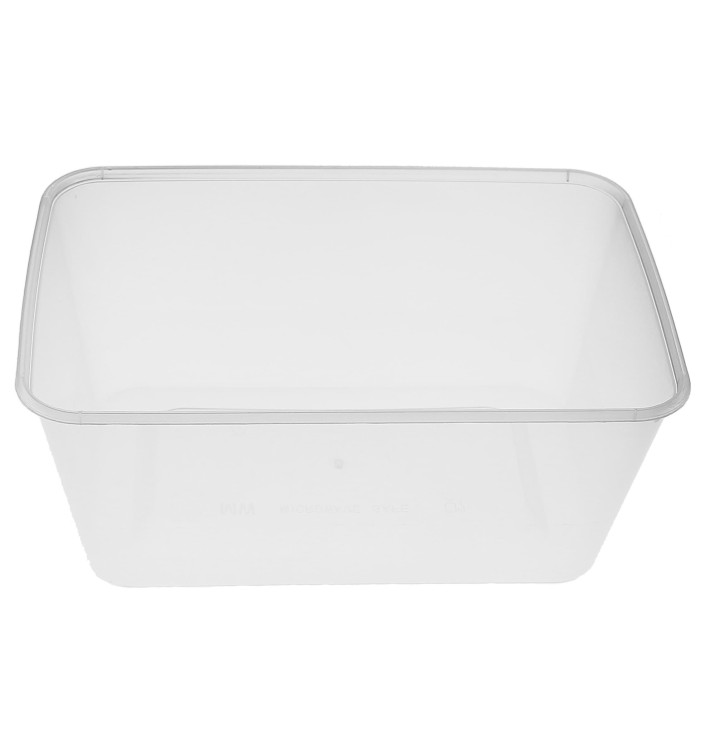 Embalagens Platico Rectangular Transp.1.000ml (500 Uds) Embalagens Platico Rectangular Transp.1.000ml (500 Uds)