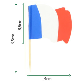 Pick Bandeira "França" 65mm (14.400 Uds)