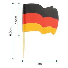 Pick Bandeira "Alemanha" 65mm (14.400 Uds)
