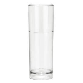 Copo Reutilizáveis SAN Tumbler Transp.200ml (6 Uds)