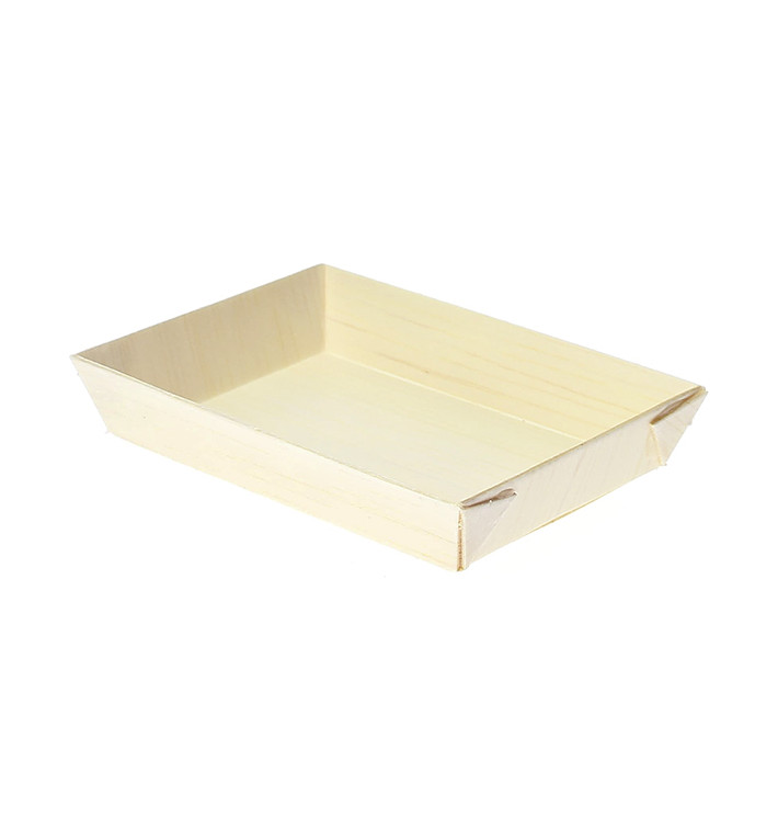 Bandeja Mini de Madeira 8,5x6x1,5cm (20 Uds) Bandeja Mini de Madeira 8,5x6x1,5cm (20 Uds)