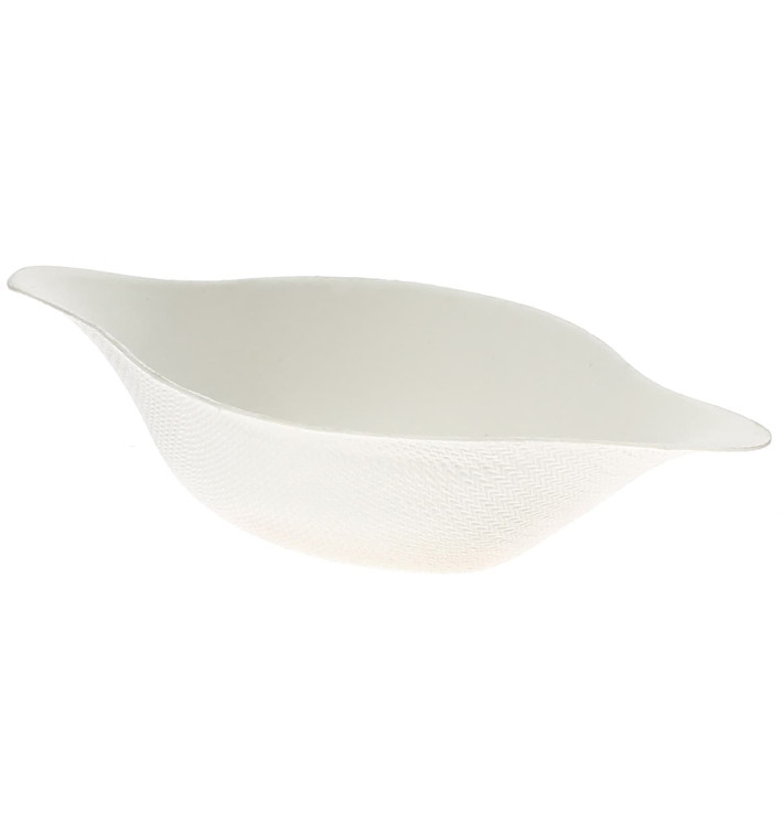 Tigela da cana-de-açúcar Branco 11x5,2x2,5cm (30 Uds) Tigela da cana-de-açúcar Branco 11x5,2x2,5cm (30 Uds)