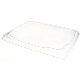 Tampa Rasa Plastico Trasp. Bandeja 316x265mm (25 Uds)