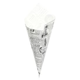 Cone de Papel Antigordura 340mm 400g (250 Uds)