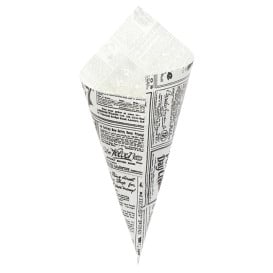 Cone de Papel Antigordura 295mm 250g (250 Uds)