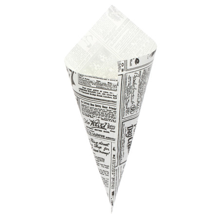 Cone de Papel Antigordura 295mm 250g (250 Uds)