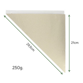 Cone de Papel Kraft 295mm 250g (200 Uds)