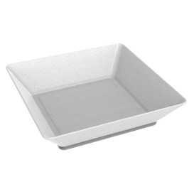 Prato Fondo Cana-de-açúcar Branco 6,5x6,5 cm (600 Uds)