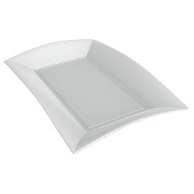 Bandeja da cana-de-açúcar Branco Nice 280x190mm (50 Uds)