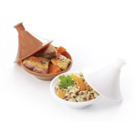 Tampa de Plastico PP para prato "Tajine" Ø7x5,5cm (50 Uds)