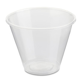 Taça de Plastico PP Transp. 280ml Ø9,4cm (50 Uds)