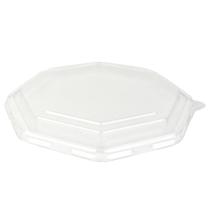 Tampa Cupula PET Cristal Hexagonal 230x230mm (100 Uds) Tampa Cupula PET Cristal Hexagonal 230x230mm (100 Uds)