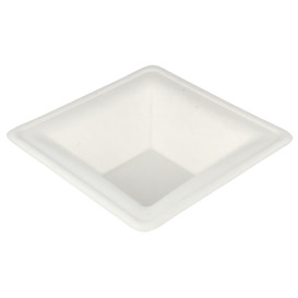 Tigela Bio da cana-de-açúcar Branco 300ml (600 Uds)