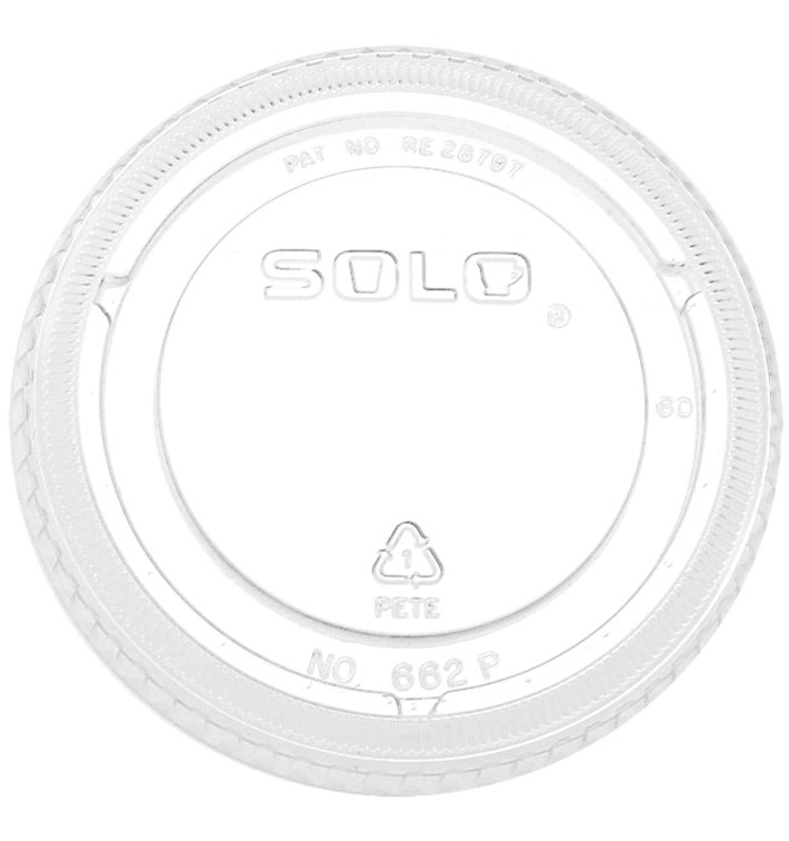 Tampa Cúpula Fechada PET Cristal Ø9,8cm (100 Uds) Tampa Cúpula Fechada PET Cristal Ø9,8cm (100 Uds)