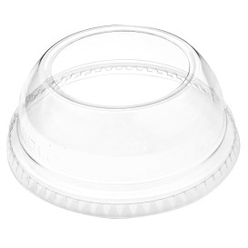 Tampa Cúpula Aberta PET Cristal Ø9,2cm (1000 Uds)