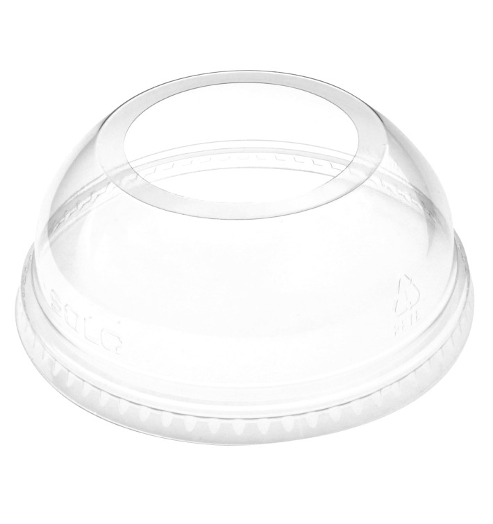 Tampa Cúpula Aberta PET Cristal Ø9,8cm (100 Uds) Tampa Cúpula Aberta PET Cristal Ø9,8cm (100 Uds)