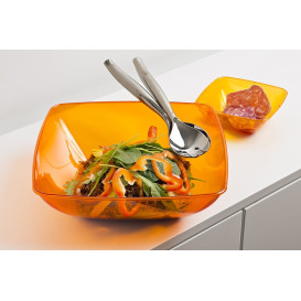 Tigela PS Cristal Duro Laranja 3500ml 28x28cm (1 Ud)