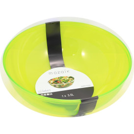 Tigela PS Cristal Duro Verde 3500ml Ø27cm (1 Ud)