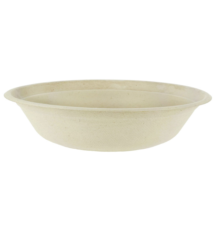 Tigela Cana-de-açúcar 750ml Ø21x4cm (75 Uds) Tigela Cana-de-açúcar 750ml Ø21x4cm (75 Uds)