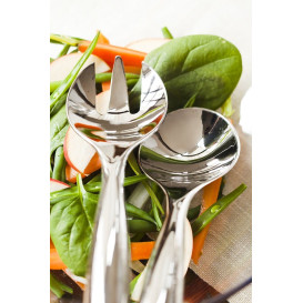 Talheres Plastico Salada 260 mm Prata (5 Uds)
