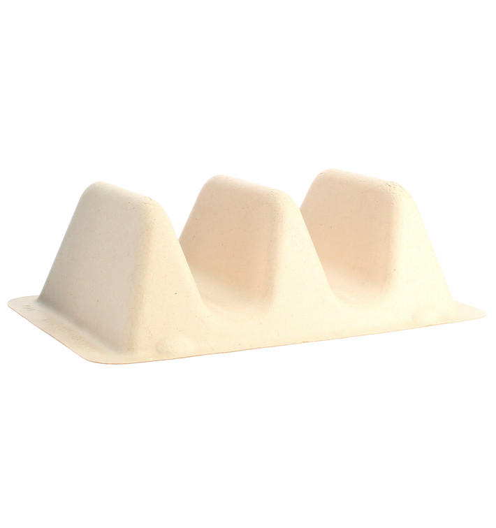 Suporte para Tacos Cana-de-açúcar 18x11x5cm (75 Uds) Suporte para Tacos Cana-de-açúcar 18x11x5cm (75 Uds)