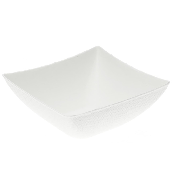 Tigela de Cana-de-açúcar Branco 7x7cm (600 Uds)