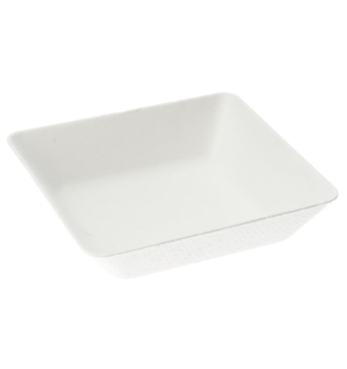 Prato Fondo Cana-de-açúcar Branco 6,5x6,5 cm (600 Uds) Prato Fondo Cana-de-açúcar Branco 6,5x6,5 cm (600 Uds)